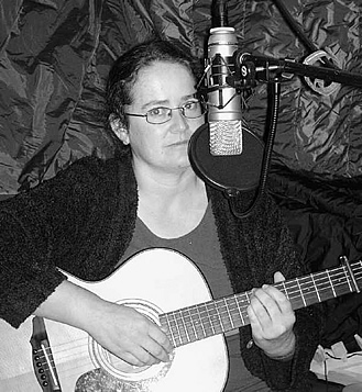 Kate in the 'Studio'.
